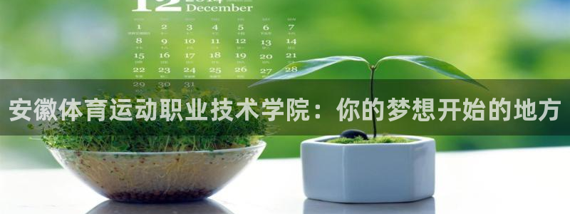 MK体育官方正版app开户：安徽体育运动职业技术学院：你的梦