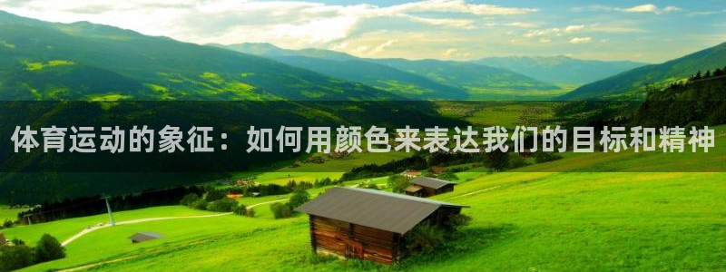MK体育官方正版app官网：体育运动的象征：如何用颜
