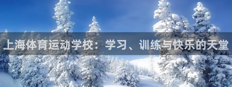 MK体育官方正版app集团官网首页：上海体育运动学校：学习、